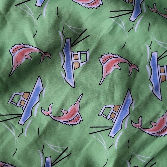 Sero Fisherman Print Swim Trunks SzXL - Picture 2 of 7